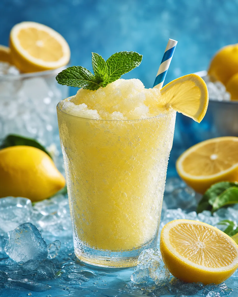 Classic Lemonade Slush frozen slush drink