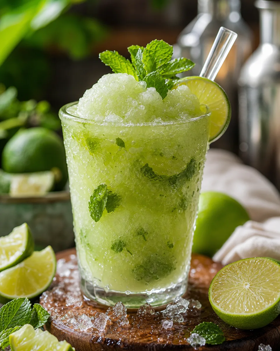 Classic Mojito Slush frozen slush drink