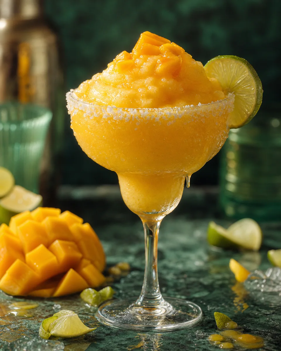 Mango Margarita Slush frozen slush drink