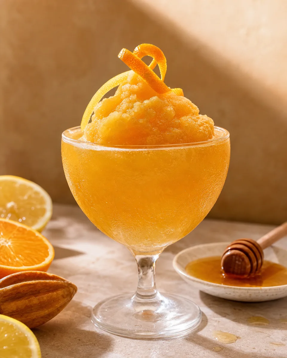 Old Tom China-China Sour Slush with a pale orange citrus finish